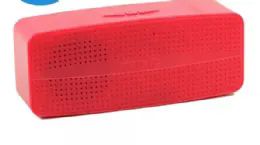 12 Units of Small Music Bluetooth Wireless Speaker With Fm Radio, Micro Sd, Flash Drive Slot, Built In Mic M4 In Red - Speakers and Microphones