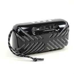 12 Units of Glossy Mesh Design Portable Bluetooth Speaker In Black - Speakers and Microphones