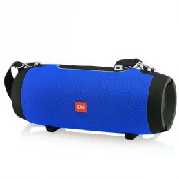 6 Units of Carry To Go Large Drum Design Portable Bluetooth Speaker With Phone Holder In Blue - Speakers and Microphones