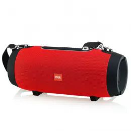 6 Units of Carry To Go Large Drum Design Portable Bluetooth Speaker With Phone Holder In Red - Speakers and Microphones