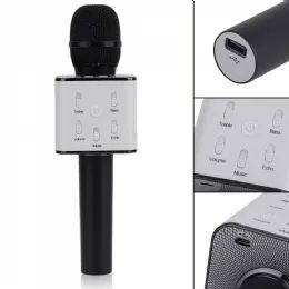 12 Units of Karaoke Microphone Portable Handheld Bluetooth Speaker Ktv In Black - Speakers and Microphones