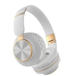 6 Units of Old Chrome Fashion Bluetooth Wireless Foldable Headphone Headset In White - Headphones and Earbuds