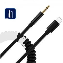 12 Bulk Lightning Ios Iphone, Ipad Cable To 3.5mm Aux Auxiliary Cable For Headphone, Car Cord