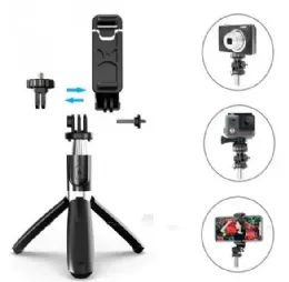 12 Pieces Heavy Duty 3 In 1 Aluminum Wireless Bluetooth Extendable Selfie Stick With Tripod Stand - Cell Phone Accessories