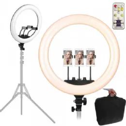 6 Wholesale 18 Inch Selfie Ring Light With 3 Cell Phone Holder