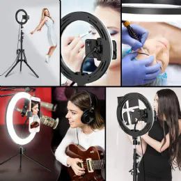 12 Pieces 10 Inch Selfie Ring Light With 76 Inch Tripod Stand - Cell Phone Accessories