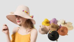 24 Wholesale Women's Hat Assorted Colors