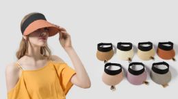 24 Pieces Women's Hat Assorted Colors - Fedoras, Driver Caps & Visor
