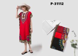 12 Wholesale Cotton Maxi Dress Size M