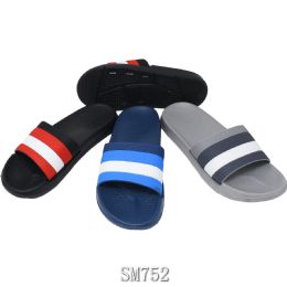 48 Units of Men's Two Color Way Slipper - Men's Flip Flops and Sandals