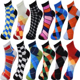 108 Units of Mens Ankle Different Design Size Size 9/11 - Mens Ankle Sock