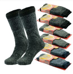 24 Units of Men's Thermal Socks - Mens Thermal Sock