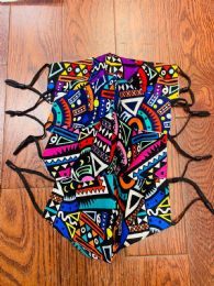 24 Pieces Tribal Pattern Fabric Mask - Face Mask