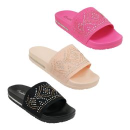 40 Pairs Women's Slippers Slide Assorted Size And Colors - Women's Slippers