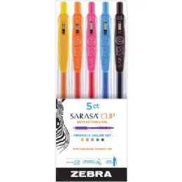 48 Units of Sarasa Clip Friendly Asst 5pk - Pens & Pencils