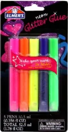 12 Units of Glitter Pen Neon 3d Elmers - Markers
