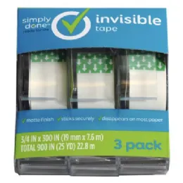 24 Bulk Simply Done Tape Inv 3ct Caddy