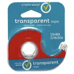 144 Bulk Simply Done Transparent Tape
