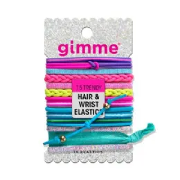 48 Units of Gm Girls Elastics Blended 15ct - Hair Scrunchies