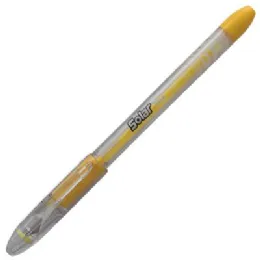 48 Bulk Solar Pop Gel Pen Yellow Ink