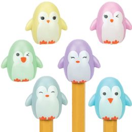200 Pieces Penguin Squishies Pencil Topper Toy - Pencil Grippers / Toppers