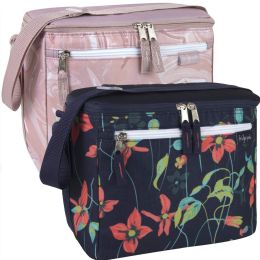 24 Bulk 12 Can Cooler Bag With Front Zippered Pocket