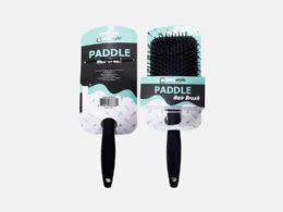 24 Wholesale Paddle Hair Brush Black