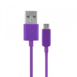 12 Units of V8v9 Micro 2a Usb Heavy Duty Cable 6 Foot In Purple - Chargers & Adapters