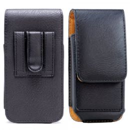 12 Wholesale Vertical Card Pocket Double Loop Belt Clip Pouch Large 21 In Black