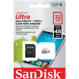 12 Pieces Sandisk Microsdhc Flash Memory Card With Adapter 32gb Class 10 - Computer Accessories