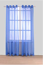 24 Pieces Curtain Panel Grommet Color Navy - Window Curtains