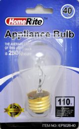 120 Wholesale 40w Appliance BulB- Clear