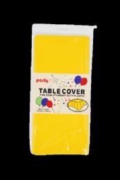 144 Wholesale Table Cover 54*108 - Yellow
