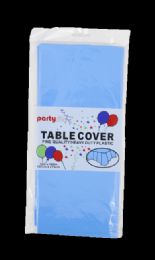 144 Bulk Table Cover 54*108 - Lite Blue