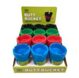 48 Pieces Butt Bucket Assorted - Ashtrays