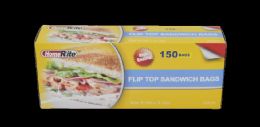 48 Wholesale 150ct Flip Top Sandwich Bags