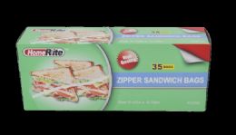 48 Packs 35ct Zipper Sandwich Bags - Bags Of All Types