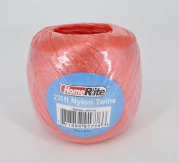 48 Wholesale Red Nylon Twine