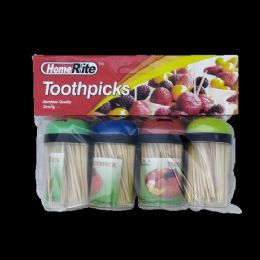 144 Units of 4 Jar Toothpicks - Toothpicks