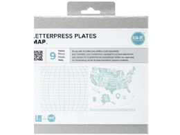 36 Units of we-r 12 piece floral themed letterpress plates - Office Accessories