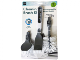 12 Pieces 3 Pack Kitchen Cleaning Brush Kit - Cleaning Supplies