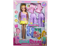 6 Wholesale 11 In Fashion Doll With SnaP-On Fashion Accessories
