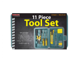 6 Wholesale 11 Piece Tool Set In Box