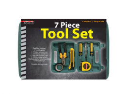 6 Pieces 7 Piece Tool Set In Box - Tool Sets