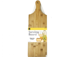 18 Pieces Bamboo Serving Board With Handle - Serving Trays