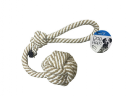 18 Bulk Rope Ball Pet Dog Toy With Loop Handle
