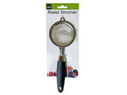 24 Wholesale Metal Strainer With Plastic Handle