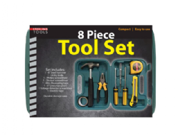 6 Wholesale 8 Piece Tool Set In Box