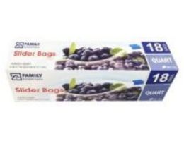 24 Wholesale 18ct Slider Bags Quart