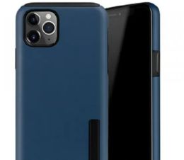 12 Wholesale Ultra Matte Armor Hybrid Case For Samsung Galaxy A02s Navy Blue